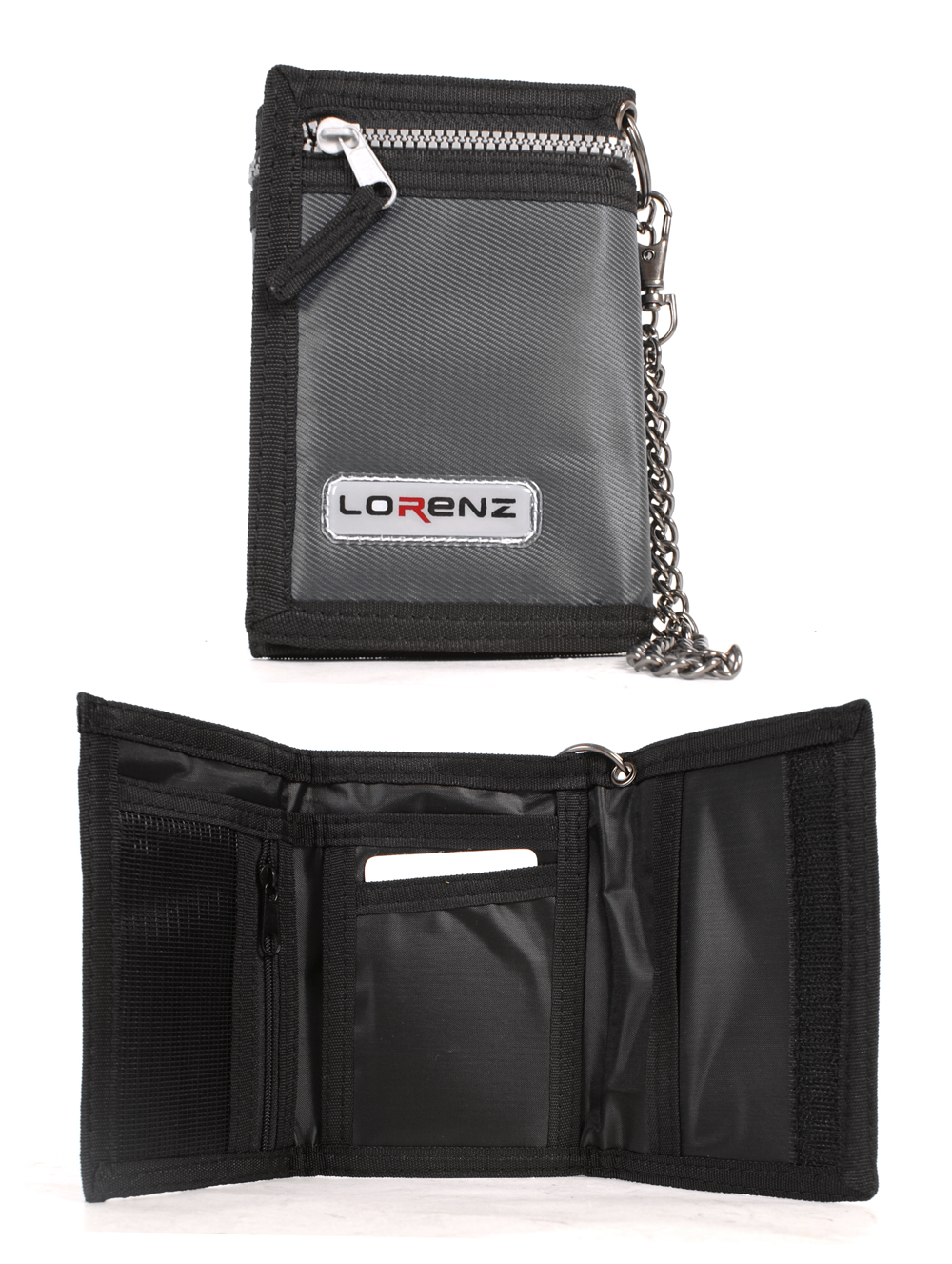 (image for) 8001 GREY Nylon Sports Wallet, velcro Type Fsten